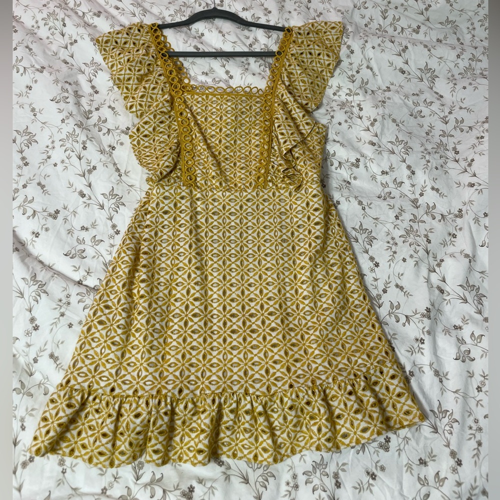 Topshop size 8 Yellow dress